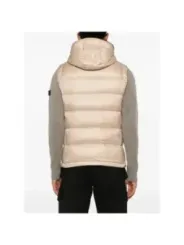 "Peuterey Westen im Sale | Peuterey Herren Gilet - Stylische Herbst/Winter Weste in Beige mit Kapuze – Ärmellose Jacke mit Reißverschluss und Vordertas online kaufen"|Planet-Deluxe