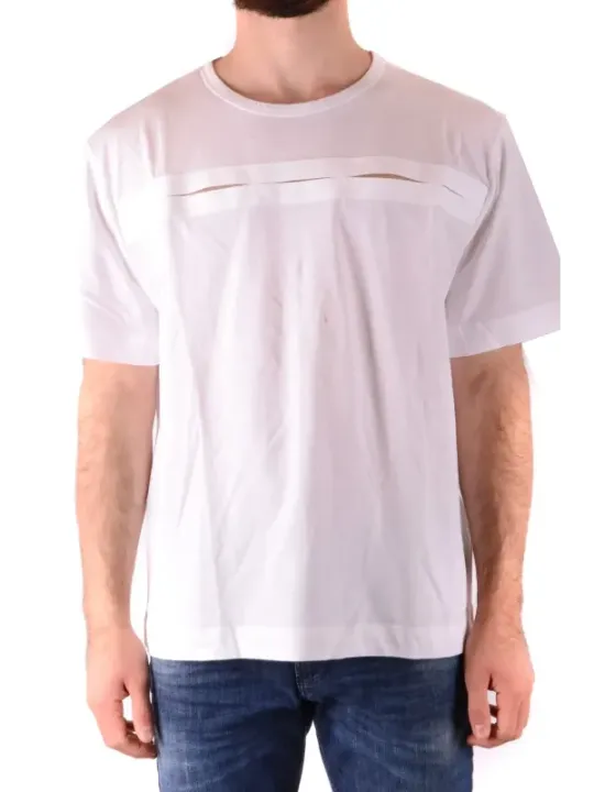 "Diesel Black Gold T-Shirts im Sale | Diesel Black Gold Herren T-Shirt - Weiß, Kurzarm, Rundhalsausschnitt - 100% Baumwolle für Frühling/Sommer online kaufen"|Planet-Deluxe
