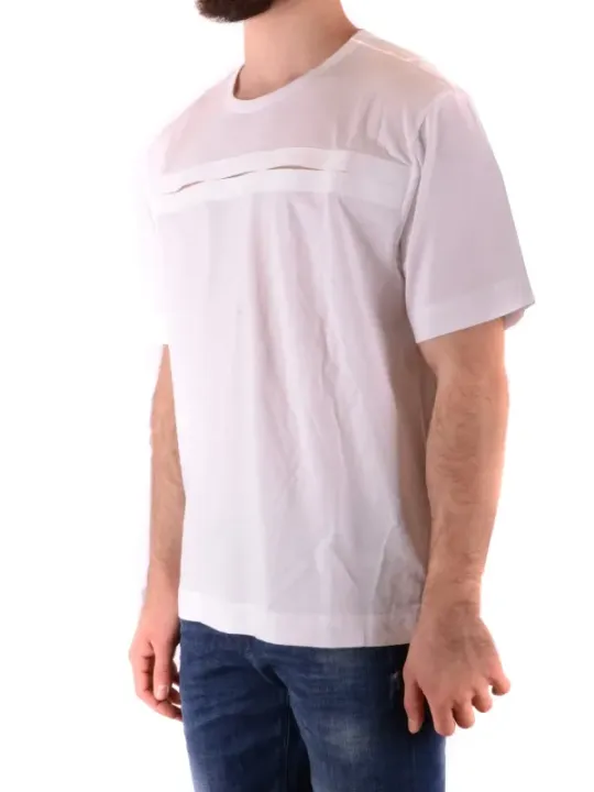 "Diesel Black Gold T-Shirts im Sale | Diesel Black Gold Herren T-Shirt - Weiß, Kurzarm, Rundhalsausschnitt - 100% Baumwolle für Frühling/Sommer online kaufen"|Planet-Deluxe
