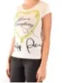 "Philipp Plein T-Shirts im Sale | Philipp Plein Damen TShirt Weiß Print Kurzarm Sommer online kaufen"|Planet-Deluxe