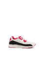 Weiße und pinke Chunky Sneaker