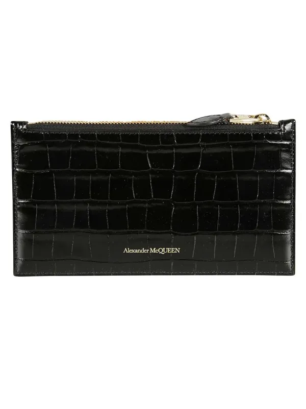 "Alexander Mcqueen Geldbörsen im Sale | Alexander McQueen Damen Portemonnaie - Herbst/Winter Kollektion - Schwarzes Leder mit Reißverschluss online kaufen"|Planet-Deluxe "Alexander Mcqueen Geldbörsen im Sale | Alexander McQueen Damen Portemonnaie - Herbst/Winter Kollektion - Schwarzes Leder mit Reißverschluss online kaufen"|Planet-Deluxe