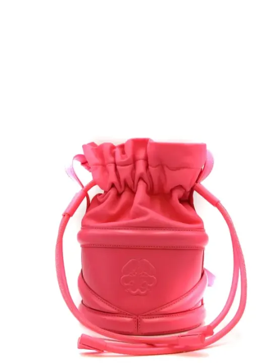 "Alexander Mcqueen Einzelstücke & Seltenheiten im Sale | Alexander McQueen Umhängetasche für Damen in Fuchsinrot – Luxuriöse Ledertasche für Frühling/Sommer mit Innentaschen und  online kaufen"|Planet-Deluxe