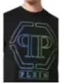 "Philipp Plein T-Shirts im Sale | Philipp Plein Herren TShirt Schwarz Print Frühling Sommer online kaufen"|Planet-Deluxe