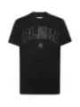 "Philipp Plein T-Shirts im Sale | Plein Herren TShirt Herbst Winter Schwarz Druck 100 Baumwolle online kaufen"|Planet-Deluxe