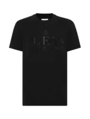 "Philipp Plein T-Shirts im Sale | Plein Herbst TShirt Herren Schwarzdruck Kurzarm online kaufen"|Planet-Deluxe