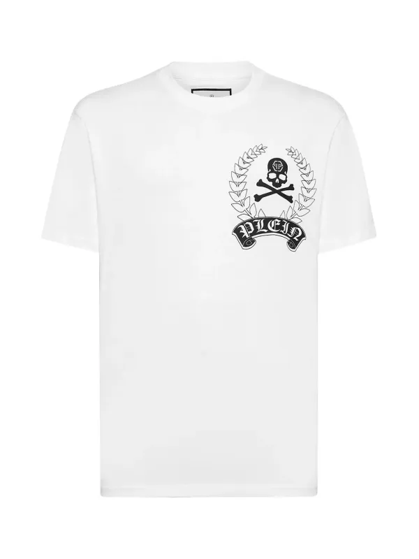 "Philipp Plein T-Shirts im Sale | Philipp Plein Herren T-Shirt Weiß Druck Herbst Winter online kaufen"|Planet-Deluxe "Philipp Plein T-Shirts im Sale | Philipp Plein Herren T-Shirt Weiß Druck Herbst Winter online kaufen"|Planet-Deluxe