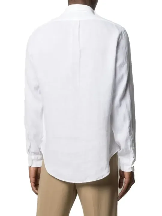 "Polo Ralph Lauren Hemden im Sale | Polo Ralph Lauren Leinenhemd Weiß SS Herren online kaufen"|Planet-Deluxe