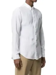 "Polo Ralph Lauren Hemden im Sale | Polo Ralph Lauren Leinenhemd Weiß SS Herren online kaufen"|Planet-Deluxe