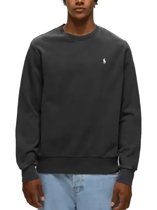 "Polo Ralph Lauren Sweatshirts im Sale | Polo Ralph Lauren Herren Fleece Schwarz Langarmshirt online kaufen"|Planet-Deluxe