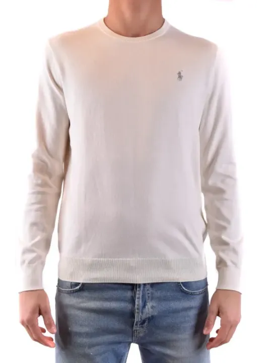 "Polo Ralph Lauren Pullover im Sale | Polo Ralph Lauren Herrenpullover Beige Baumwolle Rundhals online kaufen"|Planet-Deluxe