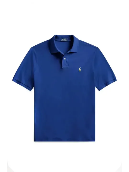 "Polo Ralph Lauren Poloshirts im Sale | Ralph Lauren Herren Polo Blau Kurzarm Sommer Baumwolle online kaufen"|Planet-Deluxe