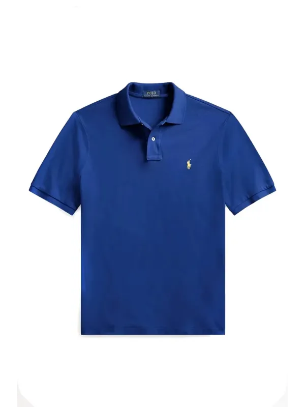 "Polo Ralph Lauren Poloshirts im Sale | Ralph Lauren Herren Polo Blau Kurzarm Sommer Baumwolle online kaufen"|Planet-Deluxe