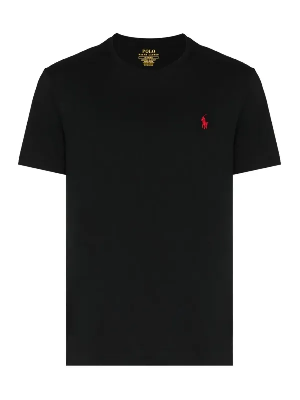 "Polo Ralph Lauren T-Shirts im Sale | Polo Ralph Lauren Herren T-Shirt Schwarz Kurzarm online kaufen"|Planet-Deluxe