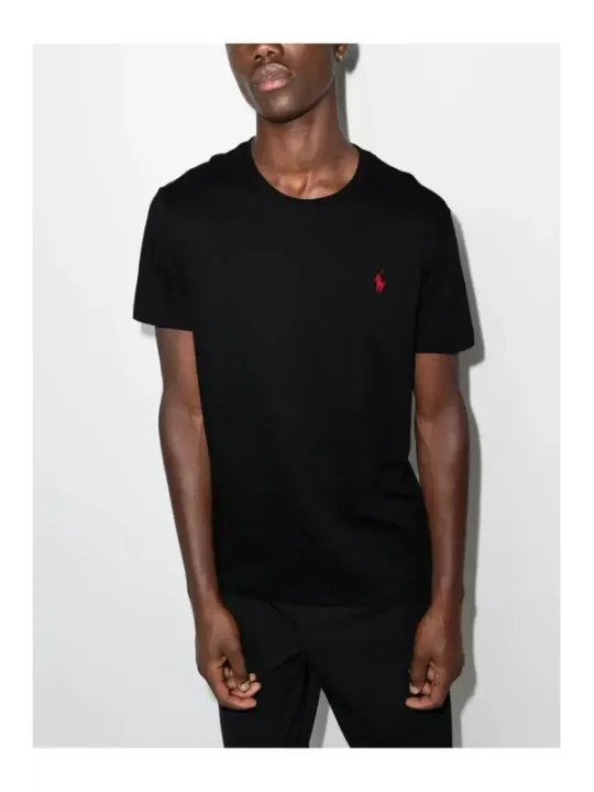 "Polo Ralph Lauren T-Shirts im Sale | Polo Ralph Lauren Herren T-Shirt Schwarz Kurzarm online kaufen"|Planet-Deluxe