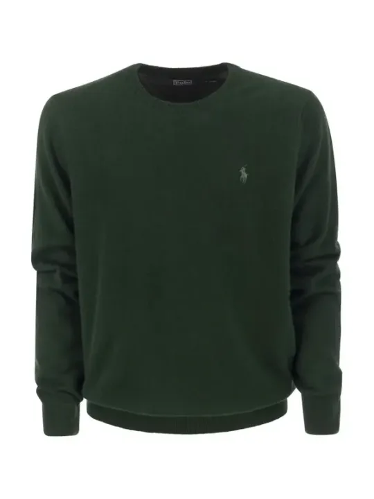 "Polo Ralph Lauren Pullover im Sale | Ralph Lauren Herren Pullover Grün Wolle Herbst/Winter online kaufen"|Planet-Deluxe