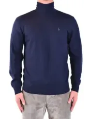 "Polo Ralph Lauren Pullover im Sale | Ralph Lauren Herrenpullover Blau Hochkragen Wolle online kaufen"|Planet-Deluxe