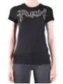 "Philipp Plein T-Shirts im Sale | Philipp Plein Damen T-Shirt Schwarz Herbst Winter Design online kaufen"|Planet-Deluxe