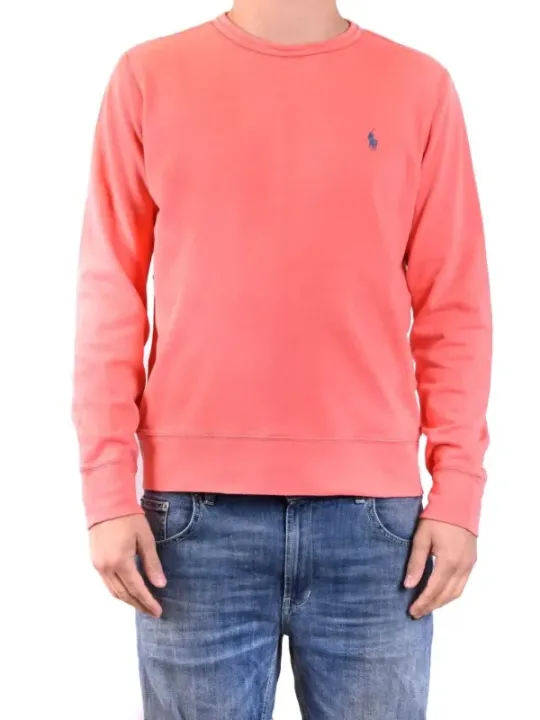 "Polo Ralph Lauren Sweatshirts im Sale | Polo Ralph Lauren Herren Fleece Rundhals Rot online kaufen"|Planet-Deluxe