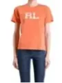 "Polo Ralph Lauren T-Shirts im Sale | Ralph Lauren Damen TShirt Orange Print Frühling/Sommer online kaufen"|Planet-Deluxe