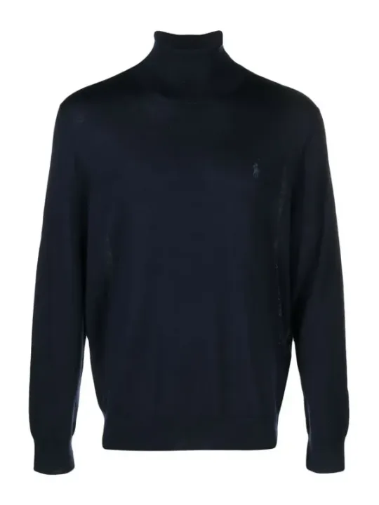 "Polo Ralph Lauren Pullover im Sale | Ralph Lauren Herrenpullover Schwarz Hochkragen Wolle online kaufen"|Planet-Deluxe