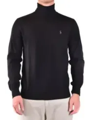 "Polo Ralph Lauren Pullover im Sale | Ralph Lauren Herrenpullover Schwarz Hochkragen Wolle online kaufen"|Planet-Deluxe