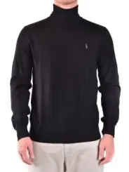 "Polo Ralph Lauren Pullover im Sale | Ralph Lauren Herrenpullover Schwarz Hochkragen Wolle online kaufen"|Planet-Deluxe