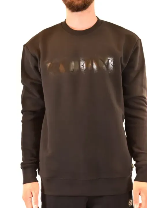 "Philipp Plein Sweatshirts im Sale | Philipp Plein Herren Fleece Sweatshirt Schwarz Herbst/Winter online kaufen"|Planet-Deluxe