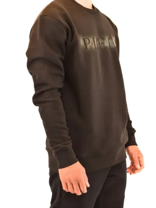 "Philipp Plein Sweatshirts im Sale | Philipp Plein Herren Fleece Sweatshirt Schwarz Herbst/Winter online kaufen"|Planet-Deluxe