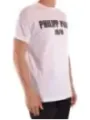 "Philipp Plein T-Shirts im Sale | Philipp Plein Herren TShirt HerbstWinter Schwarz Druck online kaufen"|Planet-Deluxe