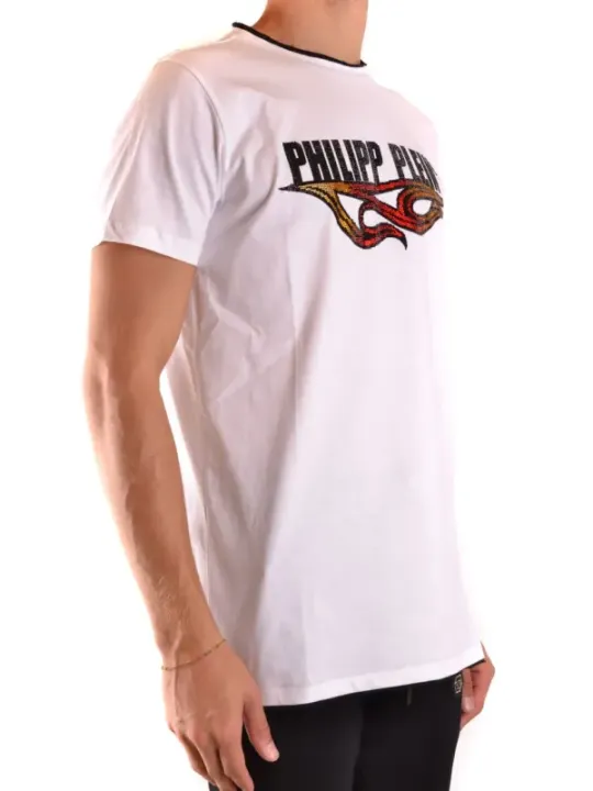 "Philipp Plein T-Shirts im Sale | Philipp Plein Herren TShirt Weiß Herbst Winter Edition online kaufen"|Planet-Deluxe