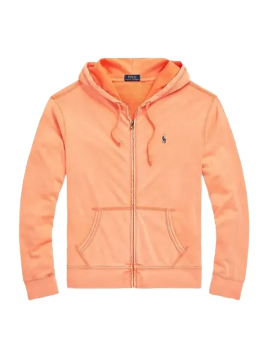"Polo Ralph Lauren Sweatshirts im Sale | Polo Ralph Lauren Herren Fleece Hoodie Orange online kaufen"|Planet-Deluxe
