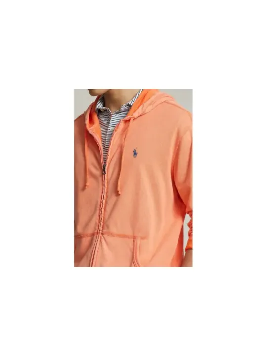 "Polo Ralph Lauren Sweatshirts im Sale | Polo Ralph Lauren Herren Fleece Hoodie Orange online kaufen"|Planet-Deluxe