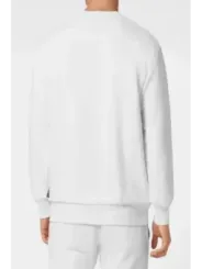 "Philipp Plein Sweatshirts im Sale | Philipp Plein Herren Fleece Sweatshirt Weiß Druck online kaufen"|Planet-Deluxe
