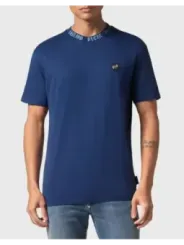 "Philipp Plein T-Shirts im Sale | Philipp Plein Herren T-Shirt Blau Herbst Winter Baumwolle online kaufen"|Planet-Deluxe