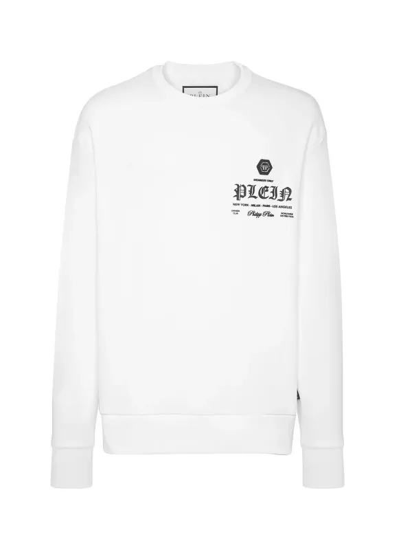 "Philipp Plein Sweatshirts im Sale | Philipp Plein Herren Fleece Sweatshirt Frühling Sommer Weiß online kaufen"|Planet-Deluxe "Philipp Plein Sweatshirts im Sale | Philipp Plein Herren Fleece Sweatshirt Frühling Sommer Weiß online kaufen"|Planet-Deluxe
