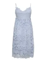 Weißes Spitzen-Midi-Kleid von Vila