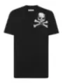 "Philipp Plein T-Shirts im Sale | Philipp Plein Herren TShirt Herbst Winter Schwarz Druck online kaufen"|Planet-Deluxe