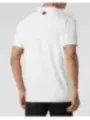 "Philipp Plein T-Shirts im Sale | Philipp Plein Herren TShirt Weiß Druck Kurzarm HerbstWinter online kaufen"|Planet-Deluxe
