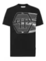 "Philipp Plein T-Shirts im Sale | Philipp Plein Herren T-Shirt Schwarz Herbst Winter 100 Prozent Baumwolle online kaufen"|Planet-Deluxe