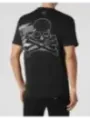 "Philipp Plein T-Shirts im Sale | Philipp Plein Herren T-Shirt Schwarz Herbst Winter 100 Prozent Baumwolle online kaufen"|Planet-Deluxe