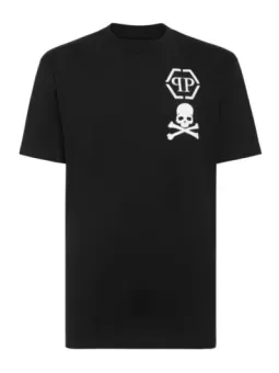 "Philipp Plein Herren T-Shirt Schwarz - Herbst/Winter Stil"