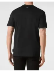 "Philipp Plein T-Shirts im Sale | Philipp Plein Herren T-Shirt Schwarz Druck Herbst Winter online kaufen"|Planet-Deluxe