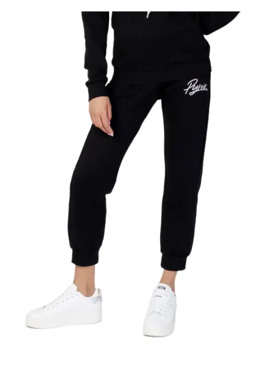 Schwarze Pyrex Jogginghose mit Schriftzug