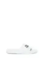"Alexander Mcqueen Pantoletten im Sale | McQueen Herren Pantoletten Weißdruck 100% Gummi online kaufen"|Planet-Deluxe
