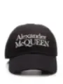 "Alexander Mcqueen Caps & Mützen im Sale | Alexander McQueen Herren Hut - Schwarzer Baumwollhut für Frühling/Sommer, Einfarbig | Artikelcode: BO_641 online kaufen"|Planet-Deluxe