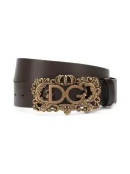 "Dolce & Gabbana Schwarzer Ledergürtel - Eleganz für H/W"