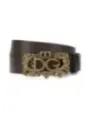 "Dolce & Gabbana Gürtel im Sale | Dolce & Gabbana Damen Gürtel - Eleganter Schwarzer Ledergürtel mit Schnalle für Herbst/Winter Kollektion online kaufen"|Planet-Deluxe