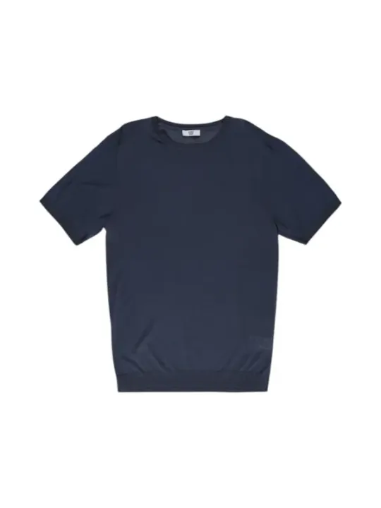 "Fashion Brand T-Shirts im Sale | "Fashion Brand Herren T-Shirt - Einfarbig Blau, Kurzarm, Rundhals - Herbst/Winter Kollektion" online kaufen"|Planet-Deluxe