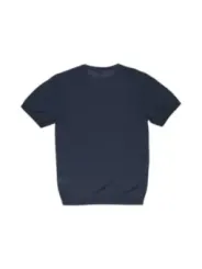 "Fashion Brand T-Shirts im Sale | "Fashion Brand Herren T-Shirt - Einfarbig Blau, Kurzarm, Rundhals - Herbst/Winter Kollektion" online kaufen"|Planet-Deluxe